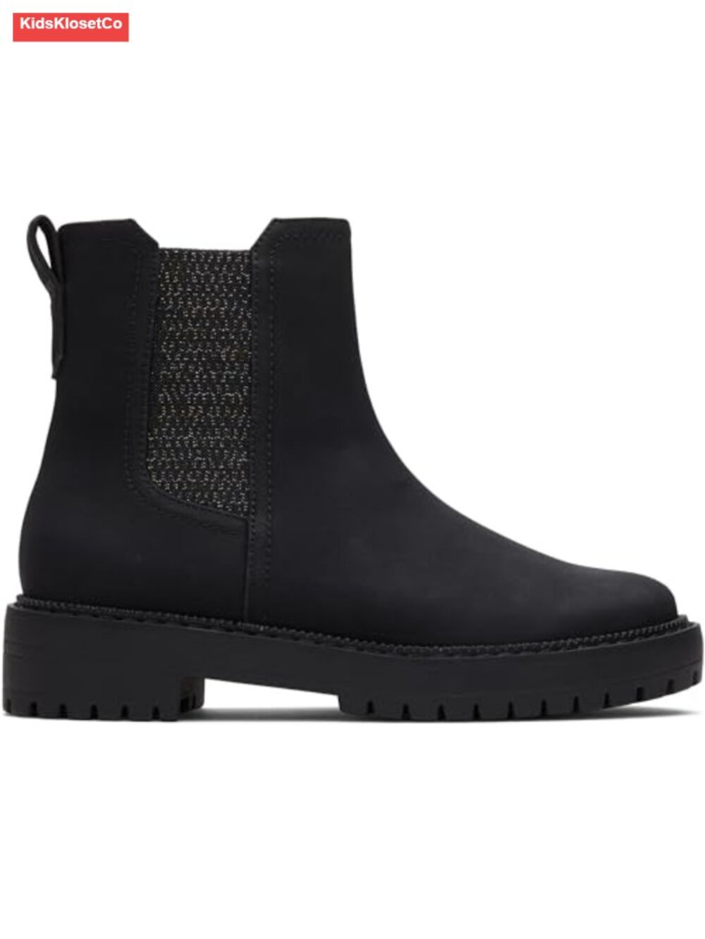 Girls Chelsea Boot Nubuck Leather Ankle Bootie Side Zip Comfort